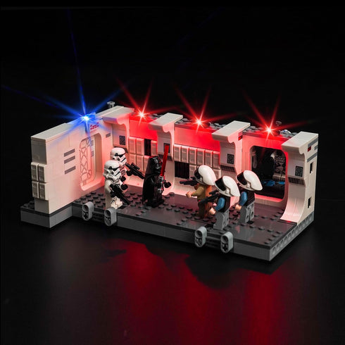 Upgraded LED Light Kit for Lego Boarding The Tantive IV Building Set - Compatible with Lego 75387 (Model Not Included)