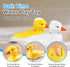 2-Pack SOCBTNSO Duck Bathtub & Pool Toys - Realistic Walking Ducks | Waterproof Baby Bath Toys, Gift for Toddler Boys