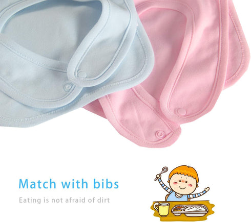 YSCULBUTOL Cute Unisex Bibs for Baby Twins - Yes We Are Twins