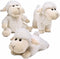 Tiny Heart Lamb Stuffed Animal, 3 Pcs Cute Plush Toy for Nursery Home Decor, Small Gift for Kids (White)