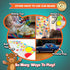 Counting Set 60 2 Deluxe & Sorting Bears Game - Montessori Fine Motor Learning Jumbo Toys with Stacking Cups, Preschool