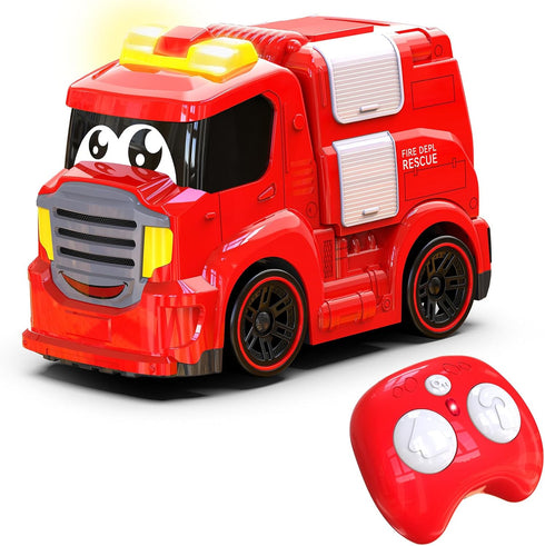 AEROQUEST Remote Control Car for Toddlers 1-3 Fire Truck Toy for Ages