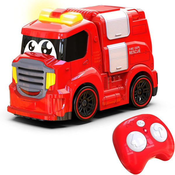 AEROQUEST Remote Control Car for Toddlers 1-3 Fire Truck Toy for Ages