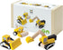 PlanToys Road Construction Set Wooden Montessori Imaginative and Fine Motor Play Toy