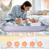 Infant Support Cushions | Baby Lounger | Organic Cotton Infant Lounger | Reversible, Adjustable & Portable Floor