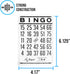 Regal Bingo - Classic Bingo Cards, 200 Count, 6.125” x 4.17” Cardstock, White