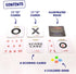 Zobmondo!! Tic Tac Whoa!! 5-in-1 Tic Tac Toe Card Game for Families and Kids