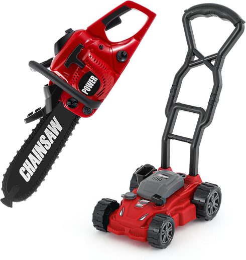 Arrowbash 2 Pcs Toy Gardening Tool Set for Kids Toy Chainsaw Push