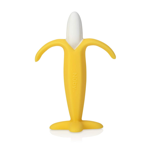 Nuby Soothing Banana & Corn Teether - 2 Pack, 3+ Months