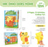 1-3 1 1 hahaland Busy Book for Toddlers - Montessori Toys for Year Old Boy Gifts, Sensory Toys, Dinosaur Soft Fabric