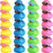 24 Pcs Mini Rubber Ducks with Sunglasses, Rubber Ducks in Bulk Valentine