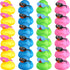 24 Pcs Mini Rubber Ducks with Sunglasses, Rubber Ducks in Bulk Valentine