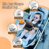 Upgrade Universal Stroller Snack Tray-Compatible with Nuna Uppababy Bugaboo,Stroller Cup Holder Tray with Silicone Arms
