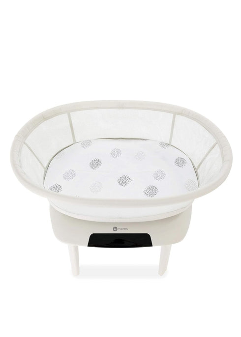 4moms MamaRoo Sleep Bassinet Sheets, Machine Washable 100% Cotton in White