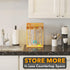 9 SpaceAid Bamboo Baby Bottle Drying Rack, Space Saving Kitchen Bottles Holder Organizer for Baby Bottle Rack Dryer
