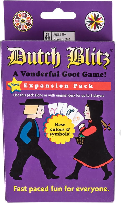 Dutch Blitz: Purple Expansion Pack - Use Alone or with Original Deck for 2-4 Players, Fast Paced Card Game