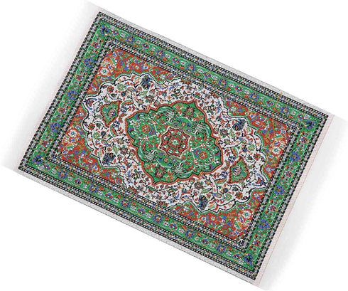 Miniature Turkey Rug - 1:12 Miniature Carpet for Dollhouse Decoration
