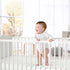Sweet Jojo Designs Solid Ivory Girl Baby Fitted Crib Sheet Infant Newborn Nursery Toddler Bed Room Standard Mattress