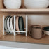 nouka Flat Plate, 100% Food-Grade Silicone, Non-Slip & Soft, Dishwasher Friendly, Soft Blush, 7.5 in