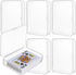 6 PCS Clear Playing Card Case - Acrylic Storage Holder for Game Cards, Craft Items, and Small Accessories
