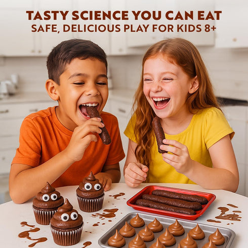 8-12 30 Playz Edible Poo Chocolate & Candy Making Science Kit for Kids Ages Years Old - Food Science Chemistry Kid