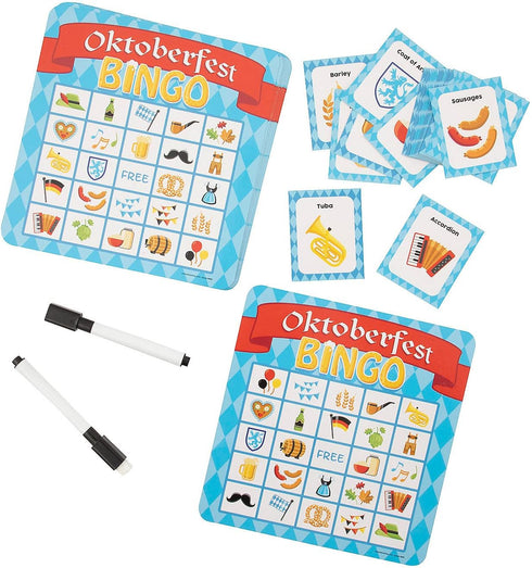 Oktoberfest Dry Erase Bingo Game