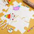 24 Pcs DIY Giant Blank Puzzle Pieces 12 Inches, Large Paper Puzzle Craft Kit for Classroom Bulletin Board Decor