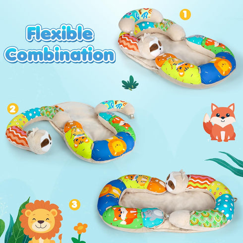 Tummy Cozy Tummy 0-12 URMYWO Time Activity Mat - Time Mat for Newborn Months, Breathable Soft Infant Baby Sit Me Up