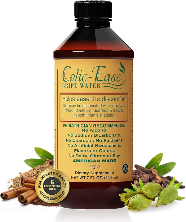 Gripe Water for Babies by Colic-Ease Natural Colic Relief for Newborns Gas