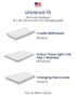 TotAha Premium Stretchy Changing Pad Covers, Hypoallergenic, Silky Comfort, 2-Pack, 5" Deep Pocket (Meredith Allover