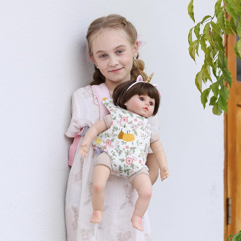 Backpack GAGAKU Baby Doll Carrier for Toddlers Toy Baby Carrier Baby Doll Accessories Toy Carrier Stuff Reborn Baby