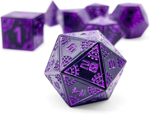 Norse Foundry Metal Space Dice - Wormhole Design