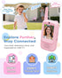 Anchioo 2 Pack 4 3-12 2 Video Walkie Talkies for Kids, Rechargeable Walkie Talkies Toys with HD Camera & Voice Changer