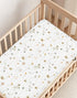 Pack 2 Pack, Pack Pack and Play Sheets Fitted Jersey Knit Mini Crib Sheets for Baby Boys and Girls, Compatible