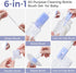 Set,8 1 Baby Bottle Brush in Magnetic Design Cleaner Bottle Brush Kit with Silicone Brush,Drying Rack for Baby Bottle