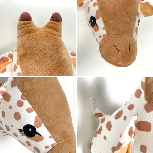 GUANSHAN Handmade Animal Wall Hanging, Velvet Animal Head Wall Decoration, Nursery Wall Decorations Wall Art Hanging