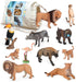 Volnau 11PCS Animal Toys Figurines Africa Figures Zoo Pack for Kids, Educational Jungle Set