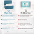 Blue Diaper Wipes Dispenser - Keeps Wipes Fresh and Accessible