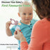 Silicone Baby Fruit Food Feeder & Mini Freezer Nibble Tray, Breastmilk Popsicle Molds for Baby Teething Relief, BPA