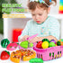 100 2 3 4 5 Shemira PCS Cutting Play Food Toy for Kids Kitchen, Pretend Food Toys for Toddlers, Play Kitchen Toys