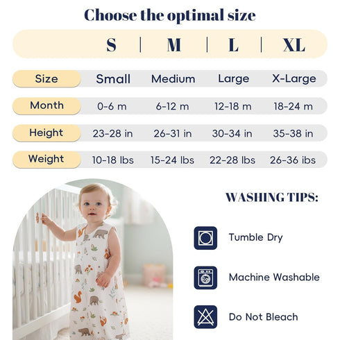 12-18 2-Way 2 Pack PHF Warm Micro-Fleece Baby Sleep Sack Months, Soft Baby Wearable Blanket, Zipper Sleeping Bags