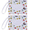 Selxran Travel Wipes Case, 2 Pcs Wipe Container Travel Wipe Dispenser Wet Wipes