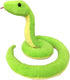 Ice King Bear Plush Toy - Lifelike Green Snake Stuffed Animal (Standing)