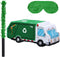Seenelling Garbage Truck Piata 3D Trash Truck Birthday Decorations with a Blindfold and