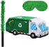 Seenelling Garbage Truck Piata 3D Trash Truck Birthday Decorations with a Blindfold and