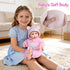 17" 3+ UOFTKIZ Baby Dolls Girl - Real Life Baby Doll, Soft Body Doll with Feeding Toy Kit, Gift for Grandparents
