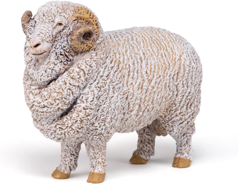 Papo - Hand-Painted - Merinos Sheep Figurine - Farmyard Friends - 51174 - Collectible - Suitable for Boys and Girls 3+