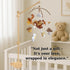 Baby Mobile for Crib, Adjustable Wooden Arm Holder, Easy Install Nursery Accessory, Natural Gift for Newborn