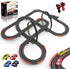 Teslala Slot Car Race Track 32Ft Electric Powered Racing Tracks Sets for Boys