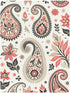 CZXW 52" 28" Floral Paisley Beige Crib Sheets Fitted x Natural Cotton Soft & Breathable for Baby Crib Mattress